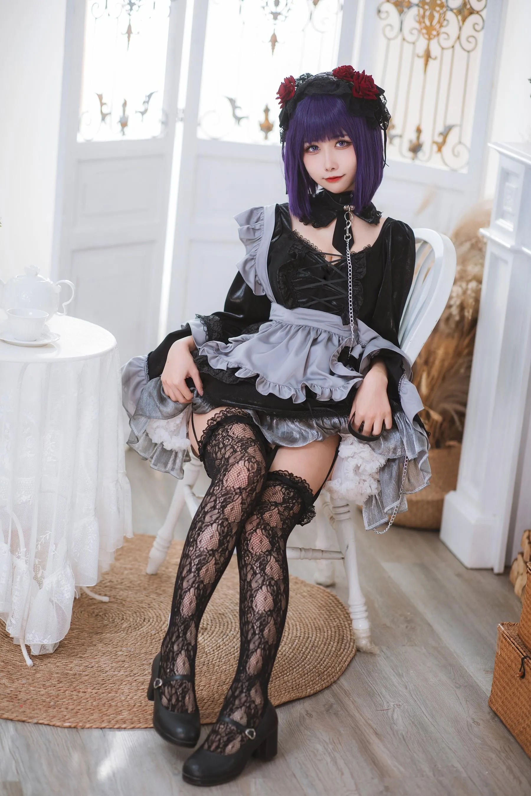 Momoko葵葵 – NO.34 喜多川海夢 黑江雫 [45P]插图1
